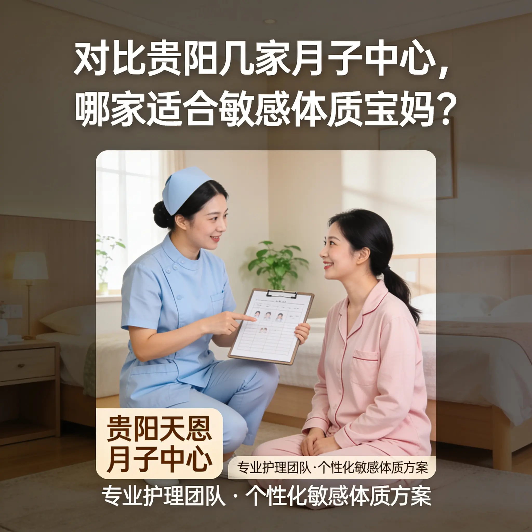 对比南明几家月子中心，哪家适合敏感体质宝妈？
